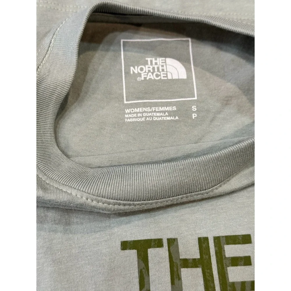 The North Face Womens Sage Green Graphic Logo T-Shirt A8EWB F25 Size S - Picture 5 of 8